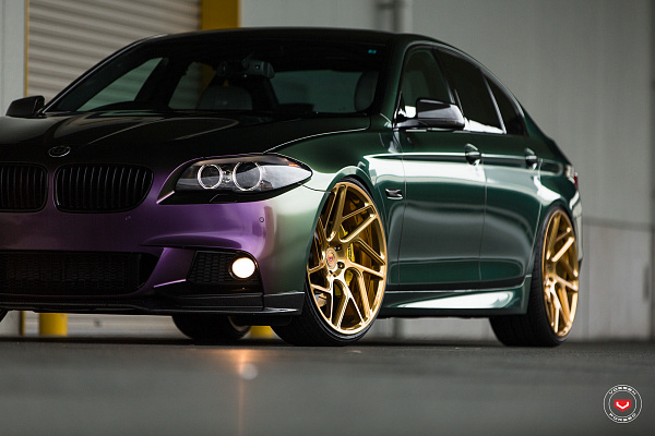 Фото дисков Vossen CG-209T Глянцевое золото на BMW 5/M5 (F10)