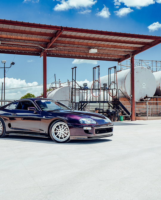Фото дисков R10 Performance Глянцевый лак на Toyota Supra A80