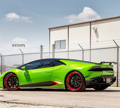 Фото дисков Strasse Wheels SV1 Deep Concave FS на Lamborghini Huracan