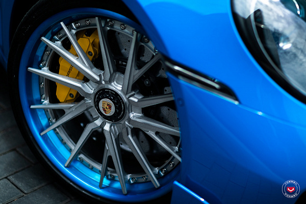 Фото дисков Vossen M-X4T (3-Piece) Глянцевый тонированный лак на Porsche 911 VIII