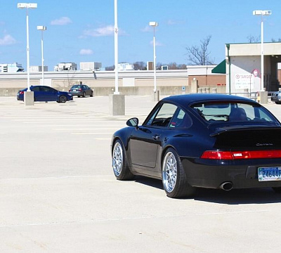 Фото дисков HRE 300 на Porsche 911 IV