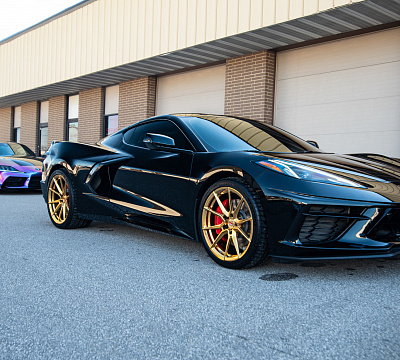 Фото дисков Vossen EVO-2 на Chevrolet Corvette C8