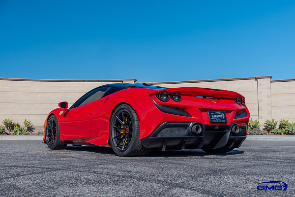 Фото дисков Brixton Forged R11-R Черный сатин на Ferrari F8