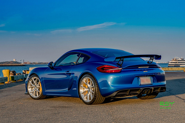 Фото дисков HRE P101 Глянцевый лак на Porsche Cayman II