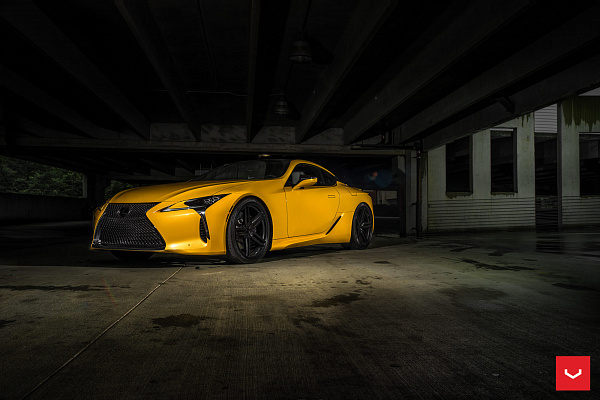 Фото дисков Vossen HF-1 Сатиновый графит на Lexus LC 500