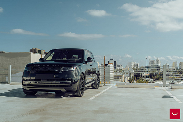 Фото дисков Vossen HF-2 Черный глянец на Land Rover Range Rover V
