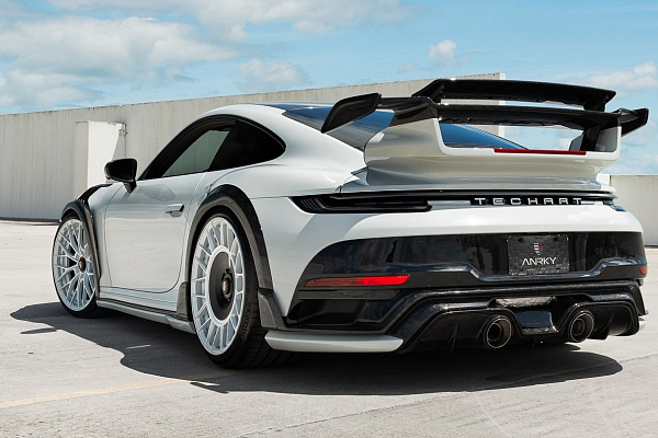 Фото дисков Anrky AN20 Aerosport Белый глянец на Porsche 911 VIII