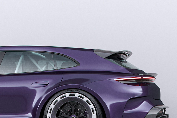 Фото дисков Brixton Forged PF7 Aerotech Черный глянец на Porsche Taycan I