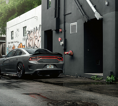 Фото дисков Vossen HF-5 на Dodge Charger VII