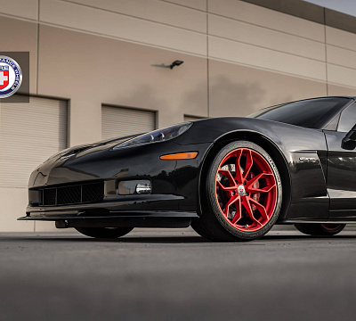 Фото дисков HRE P201 на Chevrolet Corvette C6