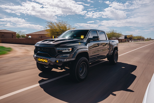 Фото дисков Brixton Forged BX03-M Сатиновый графит на Ram 1500 V