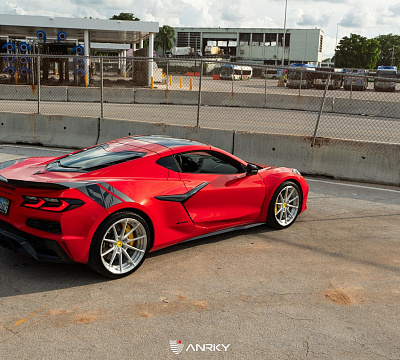 Фото дисков Anrky AN28 на Chevrolet Corvette C8
