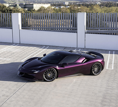 Фото дисков HRE P103SC на Ferrari SF90
