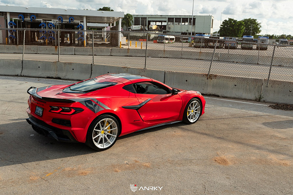 Фото дисков Anrky AN28 Глянцевый лак на Chevrolet Corvette C8