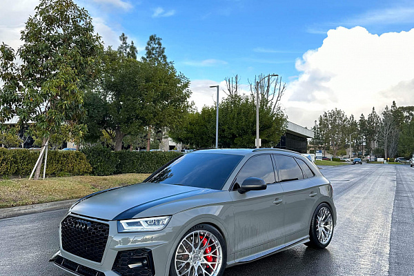 Фото дисков HRE 520M Глянцевый лак на Audi Q5 (FY)