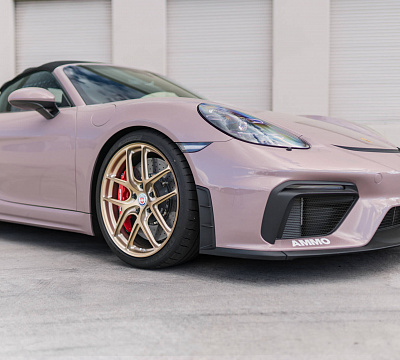Фото дисков HRE R101 Lightweight на Porsche Boxster IV