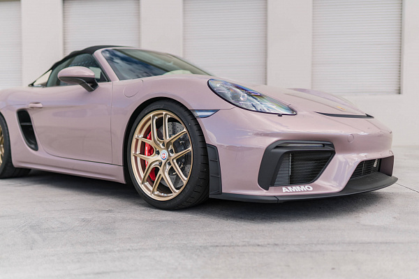 Фото дисков HRE R101 Lightweight Сатиновая шампань на Porsche Boxster IV
