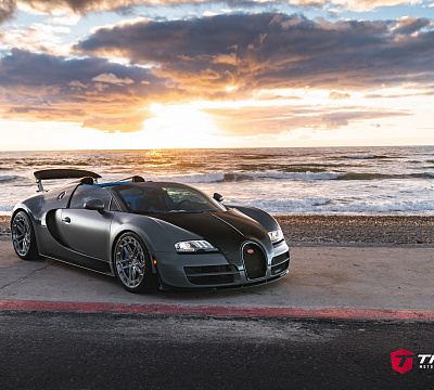 Фото дисков Vossen LC3-03T на Bugatti Veyron