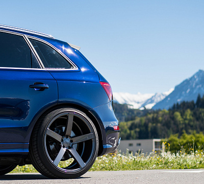 Фото дисков Vossen CV3 на Audi Q5 (8R)