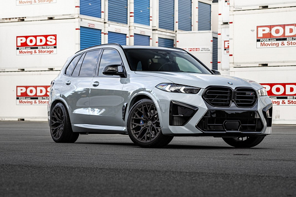 Фото дисков Brixton Forged PF13 R / RS Сатиновый темный лак на BMW X5/X5 M (G05/G18/F95)