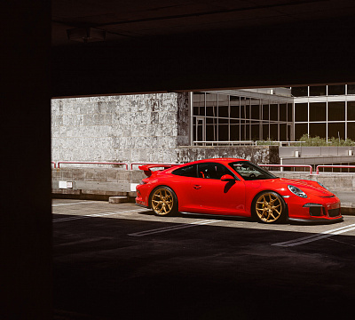 Фото дисков Vossen HF-5 на Porsche 911 VII