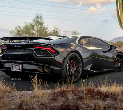 Фото дисков Strasse Wheels SM5R Deep Concave Monoblock на Lamborghini Huracan