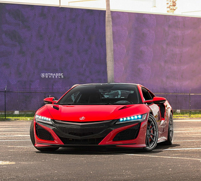 Фото дисков Strasse Wheels SV1 Deep Concave FS на Acura NSX II