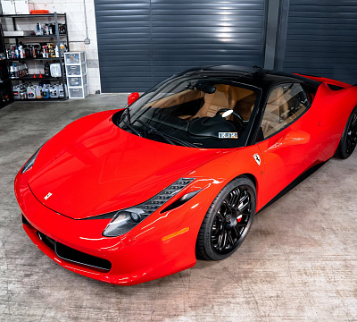 Фото дисков Brixton Forged TR08 на Ferrari 458