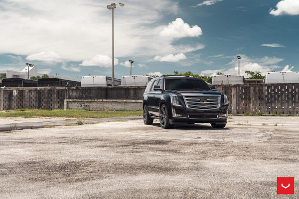Фото дисков Vossen HF6-2 Алмазная проточка на Cadillac Escalade IV