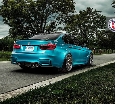 Фото дисков HRE P101 на BMW 3/M3 (F3x/F80)