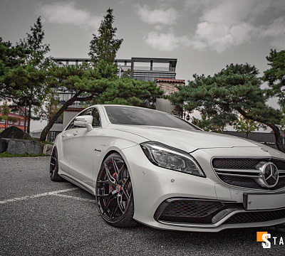 Фото дисков Vossen HF-5 на Mercedes-Benz CLS (C218)