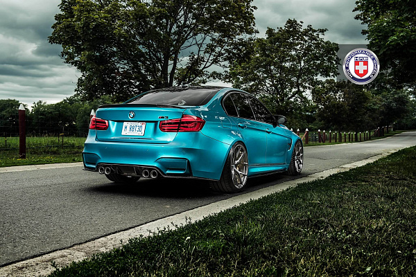 Фото дисков HRE P101 Глянцевый темный лак на BMW 3/M3 (F3x/F80)