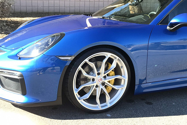 Фото дисков HRE P201 Глянцевый лак на Porsche Boxster III