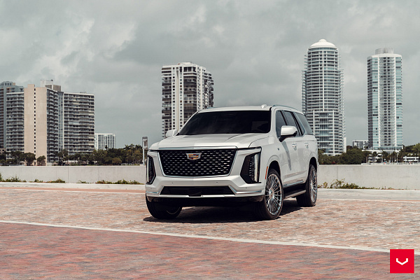 Фото дисков Vossen HF-8 Глянцевый лак на Cadillac Escalade V