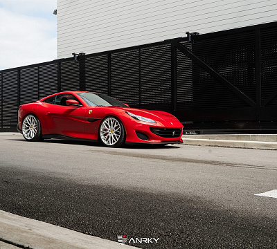 Фото дисков Anrky AN10 на Ferrari Portofino