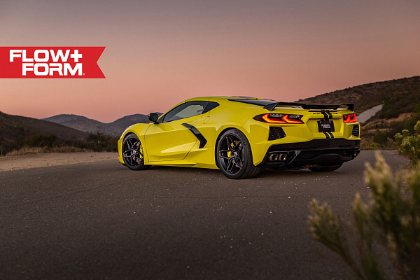 Фото дисков HRE FF11 Черный сатин на Chevrolet Corvette C8