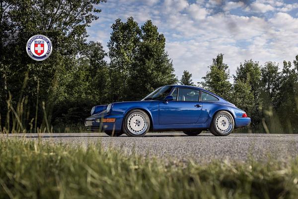 Фото дисков HRE 935 Белый глянец на Porsche 911 III
