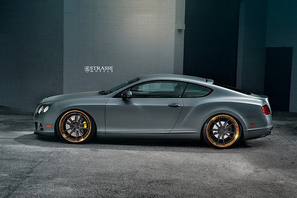 Фото дисков Strasse Wheels SV1 Deep Concave FS Другой цвет на Bentley Continental GT I