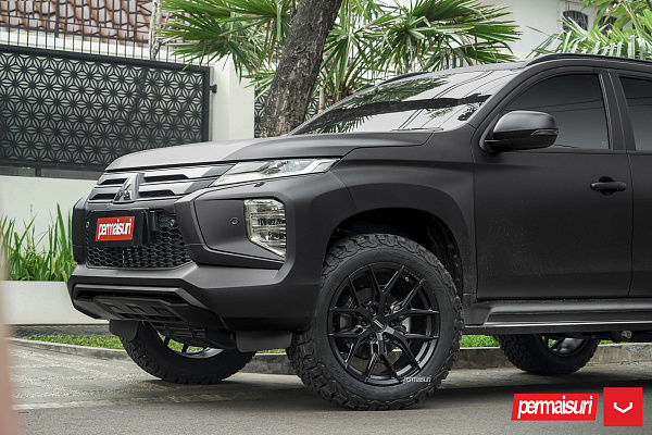 Фото дисков Vossen HF6-4 Черный сатин на Mitsubishi Pajero Sport III