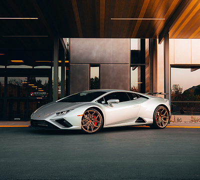 Фото дисков Vossen EVO-3R на Lamborghini Huracan