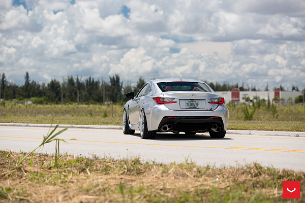 Фото дисков Vossen VFS-5 Серебро на Lexus RC