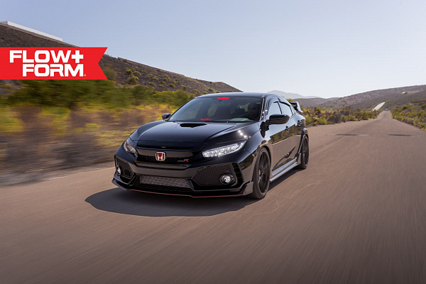 Фото дисков HRE FF04 Черный глянец на Honda Civic Type R FK8