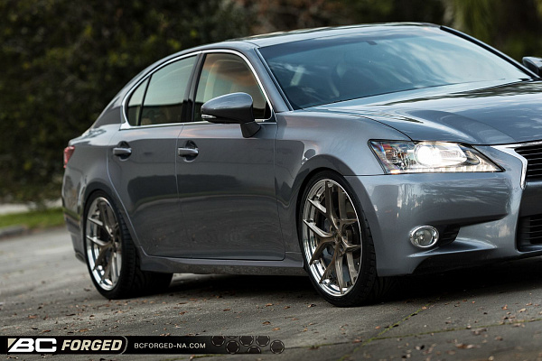 Фото дисков BC Forged HCS21 Глянцевая бронза на Lexus GS IV