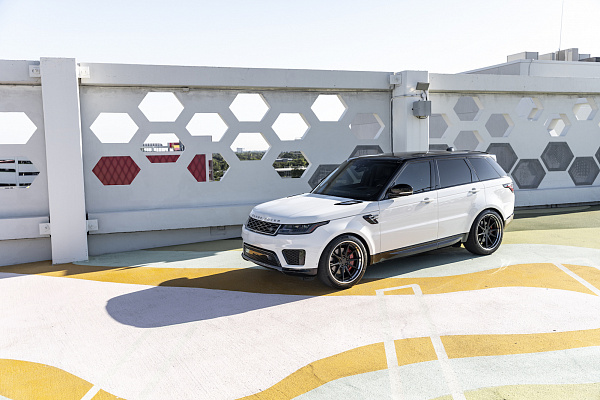 Фото дисков Strasse Wheels SV10 Deep Concave FS Черный сатин на Land Rover Range Rover Sport II