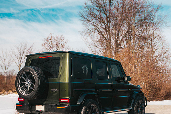 Фото дисков HRE P201 Сатиновый темный лак на Mercedes-Benz G-Class III