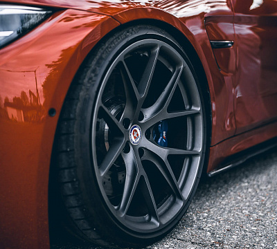 Фото дисков HRE P101 на BMW 3/M3 (F3x/F80)