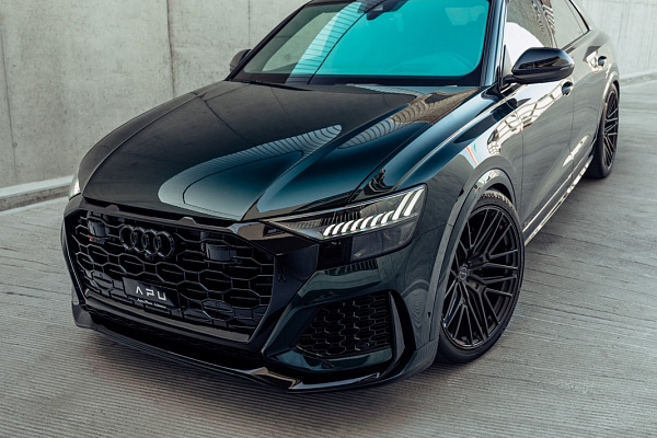 Фото дисков Brixton Forged VL4 Сатиновый темный лак на Audi Q8