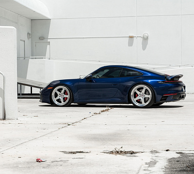 Фото дисков HRE 527 на Porsche 911 VIII
