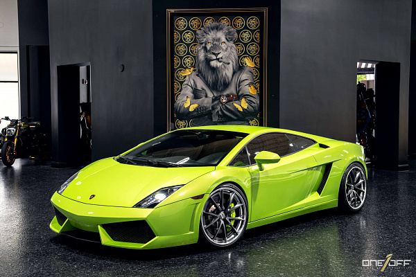 Фото дисков HRE S204H Сатиновый графит на Lamborghini Gallardo