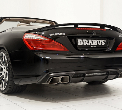 Фото дисков BRABUS Monoblock R (Platinum Edition) на Mercedes-Benz SL (R230)